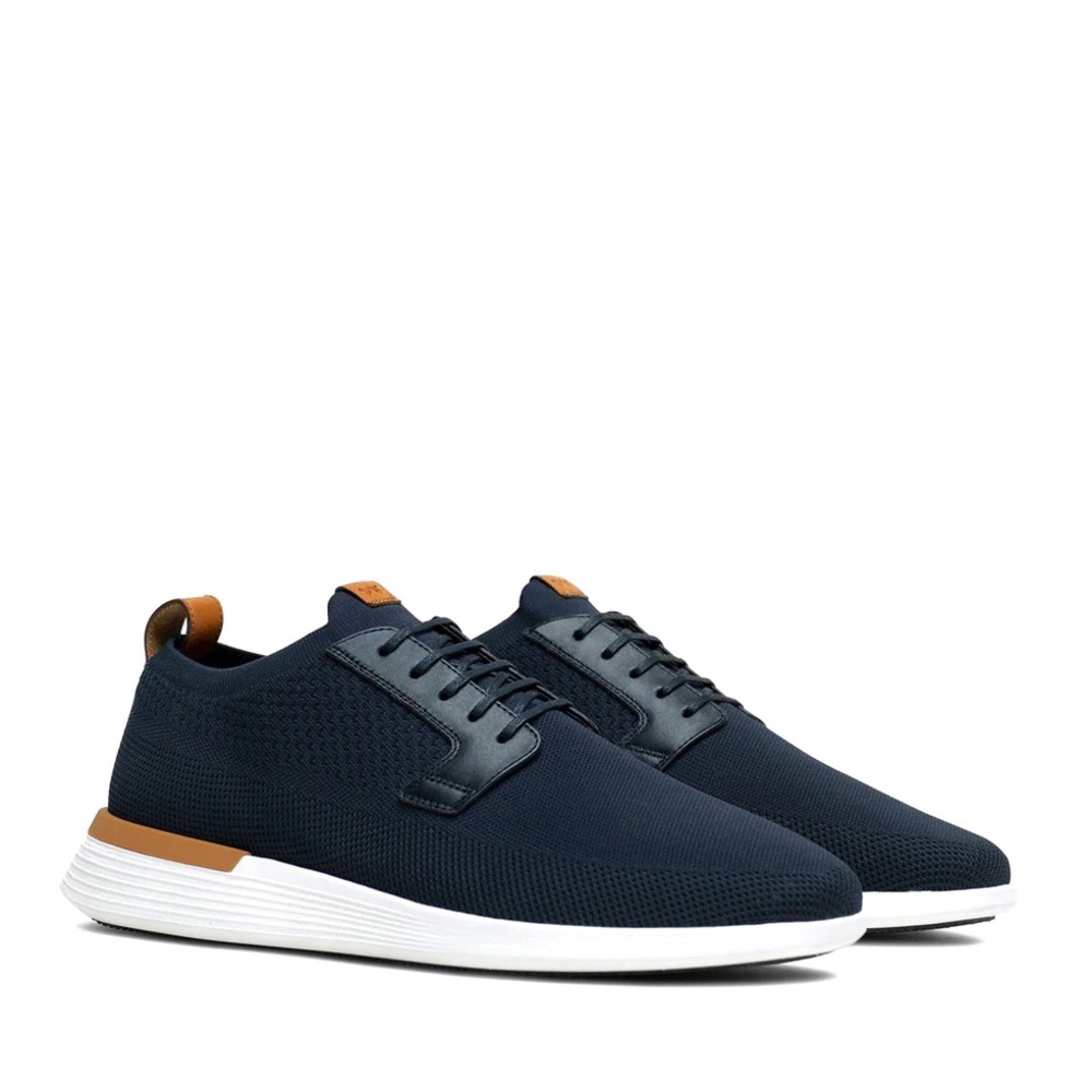 Men’s Wolf & Shepherd Swiftknit Derby Navy Sneakers
